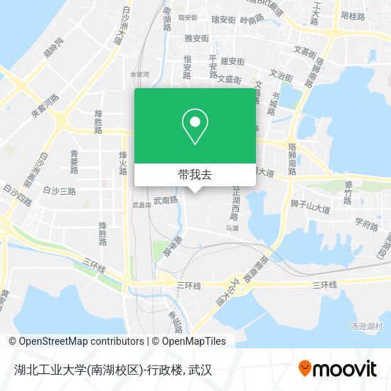 湖北工业大学(南湖校区)-行政楼地图