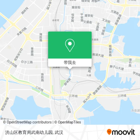 洪山区教育局武南幼儿园地图