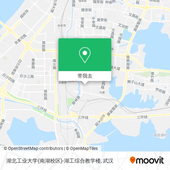 湖北工业大学(南湖校区)-湖工综合教学楼地图