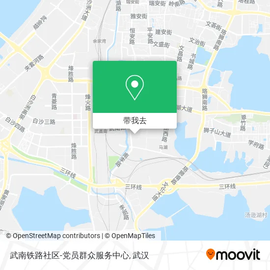 武南铁路社区-党员群众服务中心地图