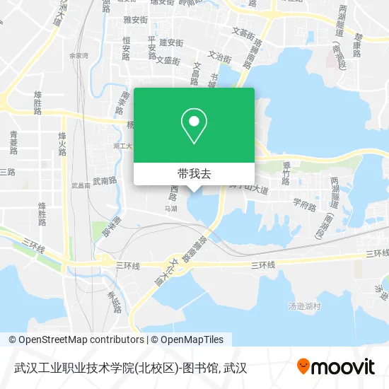 武汉工业职业技术学院(北校区)-图书馆地图