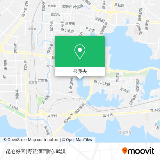 昆仑好客(野芷湖西路)地图