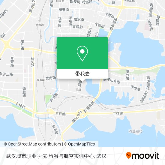 武汉城市职业学院-旅游与航空实训中心地图
