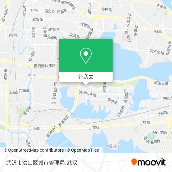 武汉市洪山区城市管理局地图