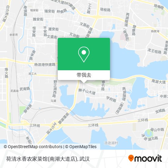 荷清水香农家菜馆(南湖大道店)地图