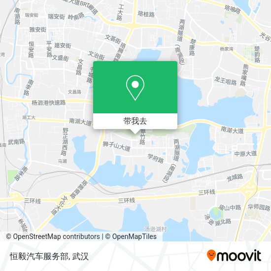 恒毅汽车服务部地图