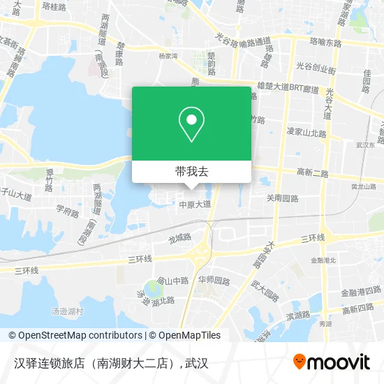 汉驿连锁旅店（南湖财大二店）地图