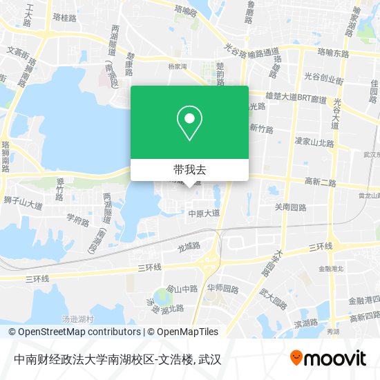 中南财经政法大学南湖校区-文浩楼地图