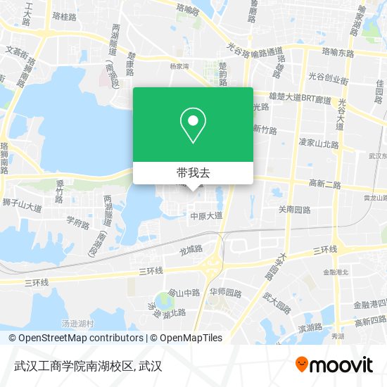 武汉工商学院南湖校区地图