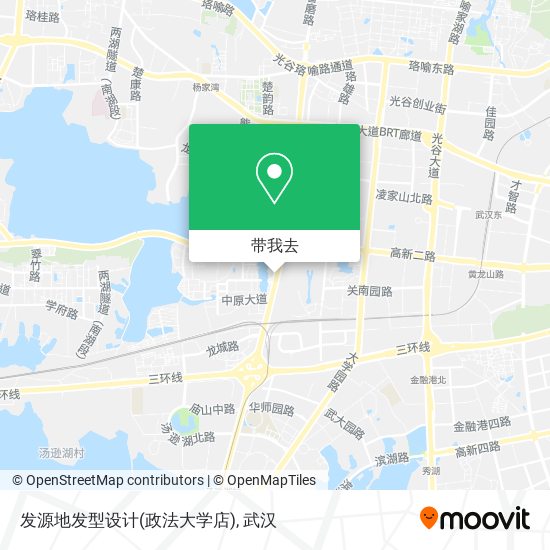 发源地发型设计(政法大学店)地图