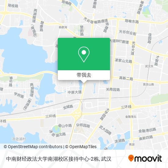 中南财经政法大学南湖校区接待中心-2栋地图