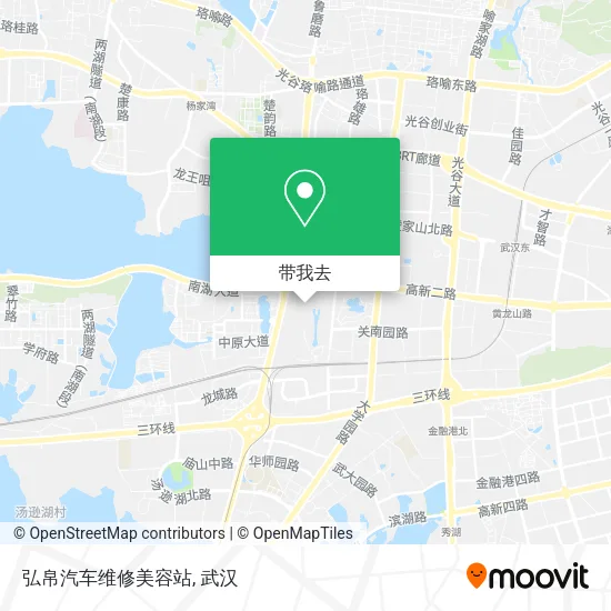 弘帛汽车维修美容站地图