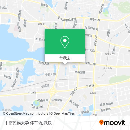 中南民族大学-停车场地图