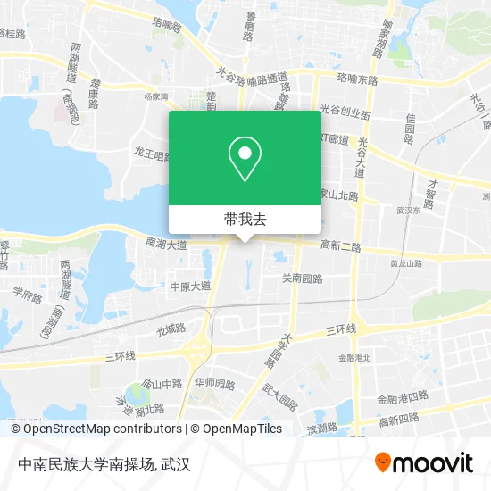 中南民族大学南操场地图