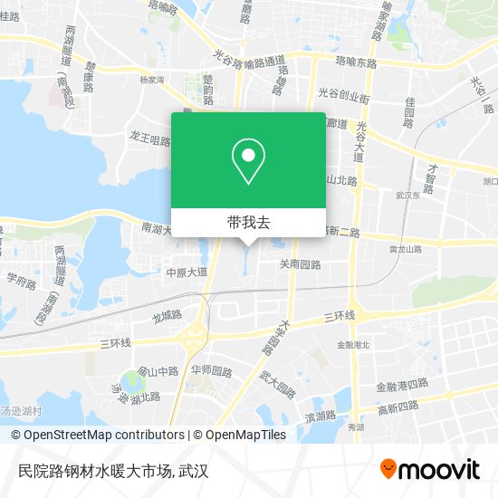 民院路钢材水暖大市场地图