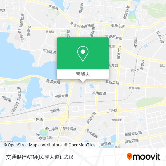 交通银行ATM(民族大道)地图