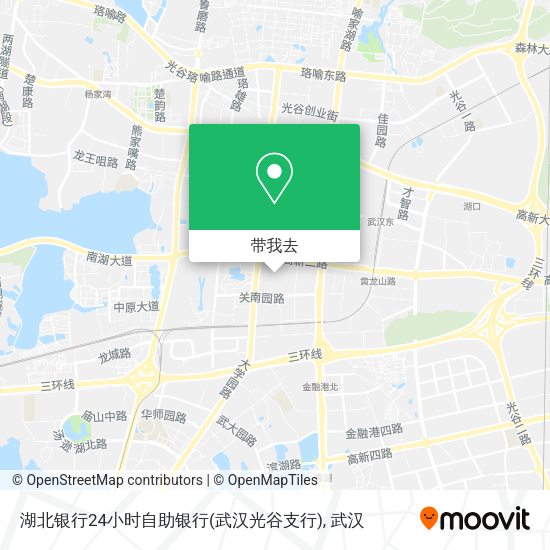 湖北银行24小时自助银行(武汉光谷支行)地图