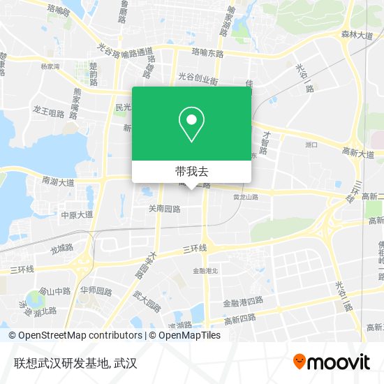 联想武汉研发基地地图