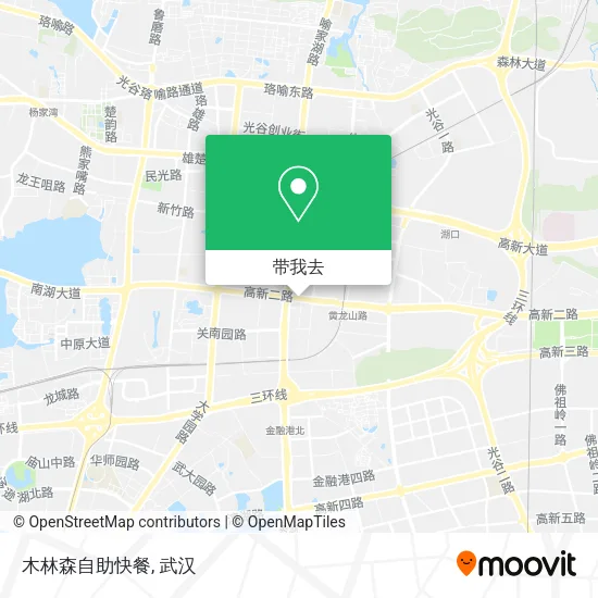 木林森自助快餐地图