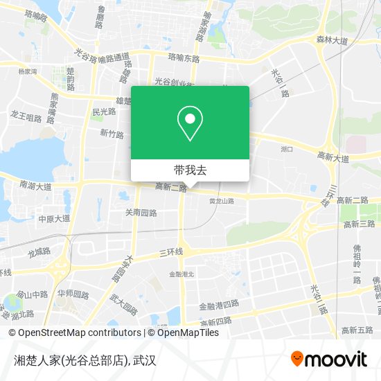 湘楚人家(光谷总部店)地图