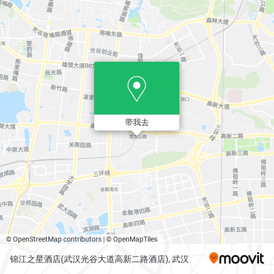 锦江之星酒店(武汉光谷大道高新二路酒店)地图