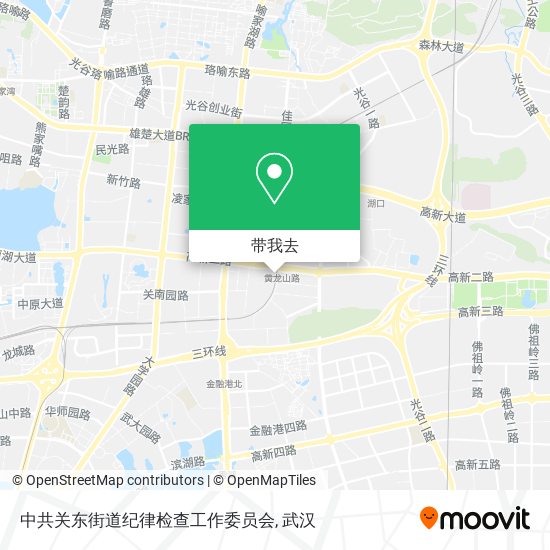 中共关东街道纪律检查工作委员会地图