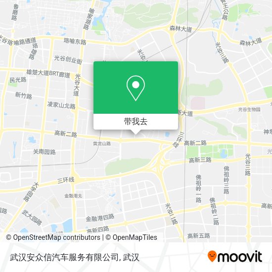 武汉安众信汽车服务有限公司地图