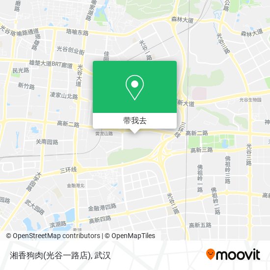 湘香狗肉(光谷一路店)地图