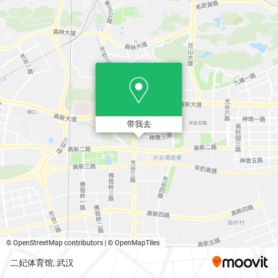 二妃体育馆地图