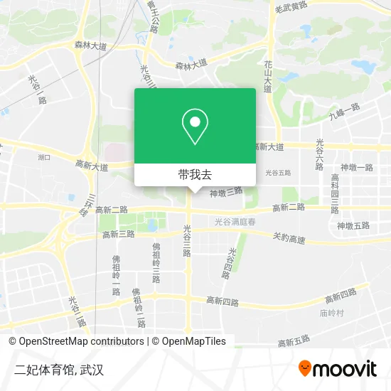 二妃体育馆地图