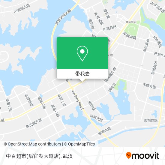 中百超市(后官湖大道店)地图