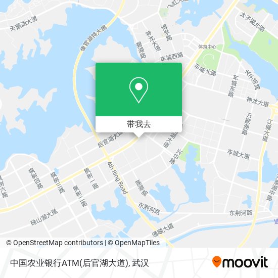 中国农业银行ATM(后官湖大道)地图