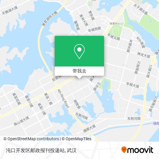 沌口开发区邮政报刊投递站地图