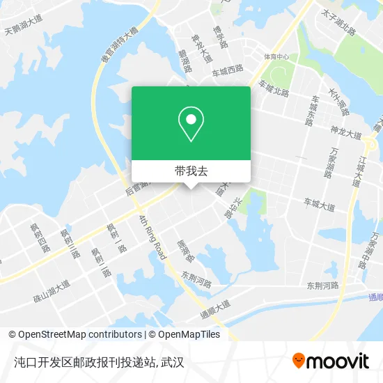 沌口开发区邮政报刊投递站地图