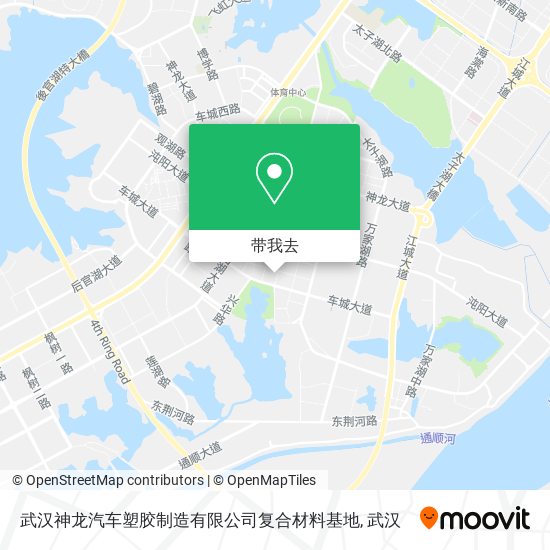 武汉神龙汽车塑胶制造有限公司复合材料基地地图