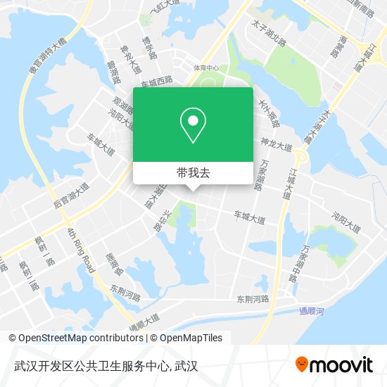 武汉开发区公共卫生服务中心地图