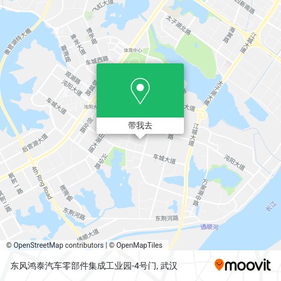 东风鸿泰汽车零部件集成工业园-4号门地图