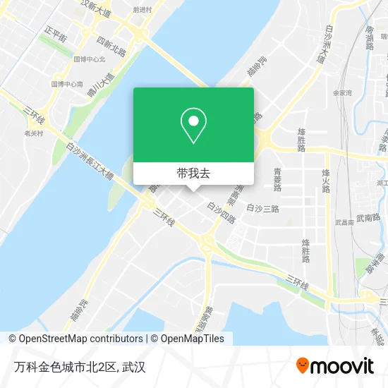 万科金色城市北2区地图