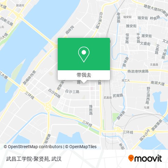 武昌工学院-聚贤苑地图