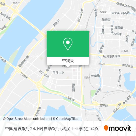 中国建设银行24小时自助银行(武汉工业学院)地图