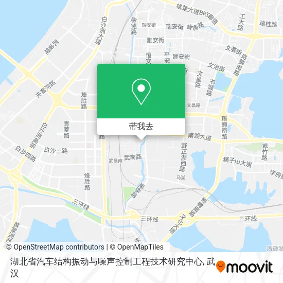 湖北省汽车结构振动与噪声控制工程技术研究中心地图