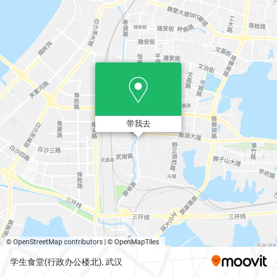 学生食堂(行政办公楼北)地图