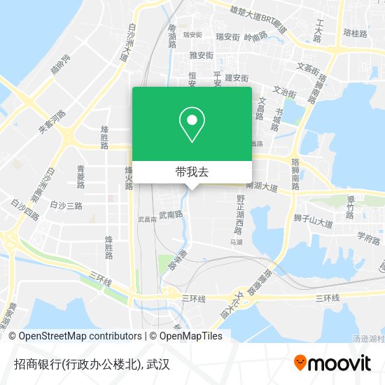 招商银行(行政办公楼北)地图