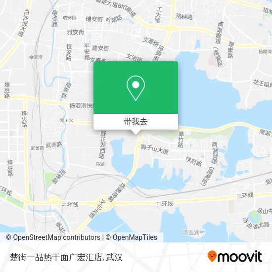 楚街一品热干面广宏汇店地图