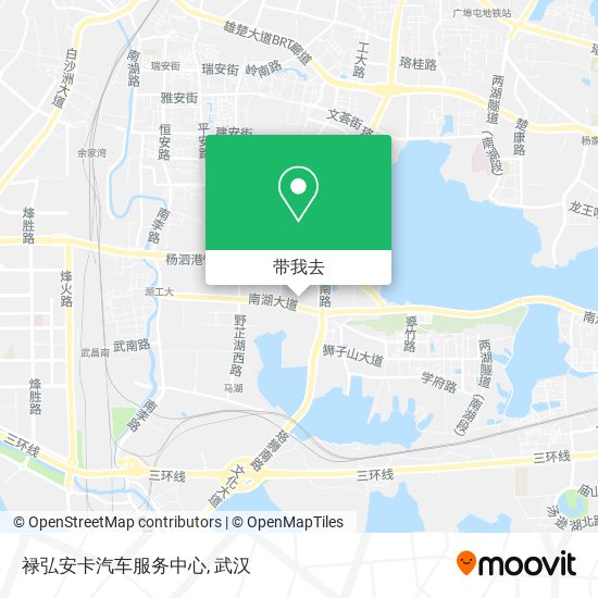 禄弘安卡汽车服务中心地图
