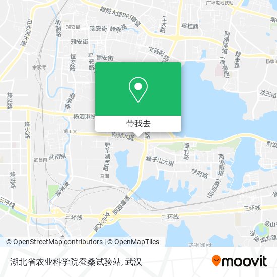 湖北省农业科学院蚕桑试验站地图