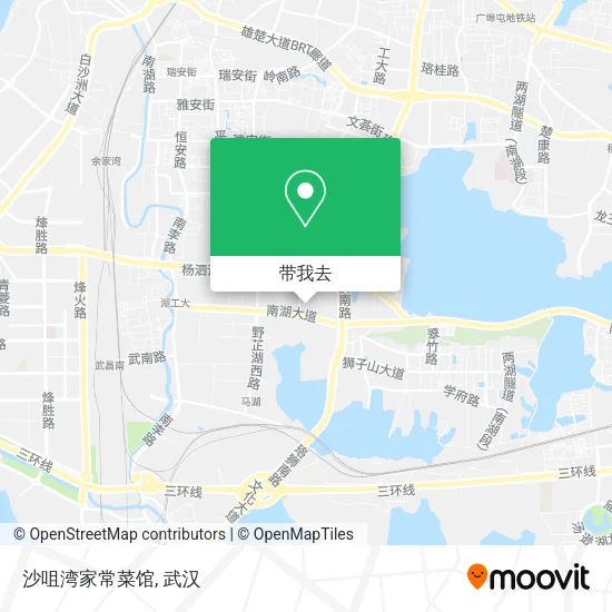 沙咀湾家常菜馆地图