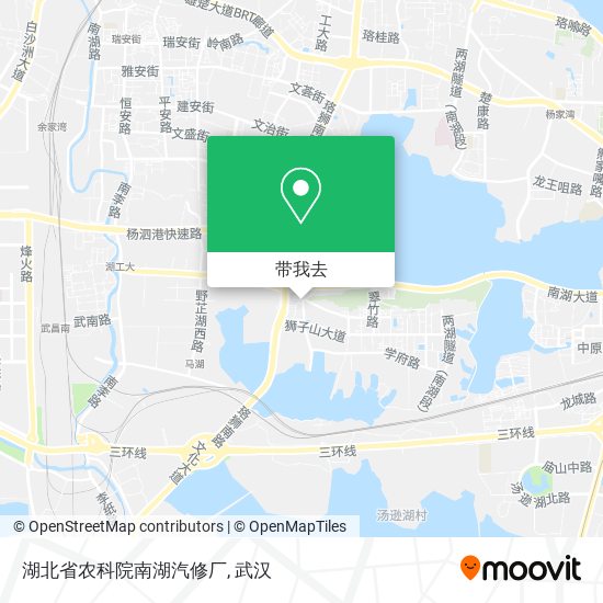 湖北省农科院南湖汽修厂地图