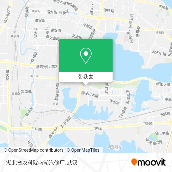 湖北省农科院南湖汽修厂地图