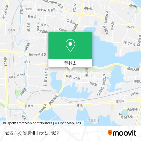 武汉市交管局洪山大队地图